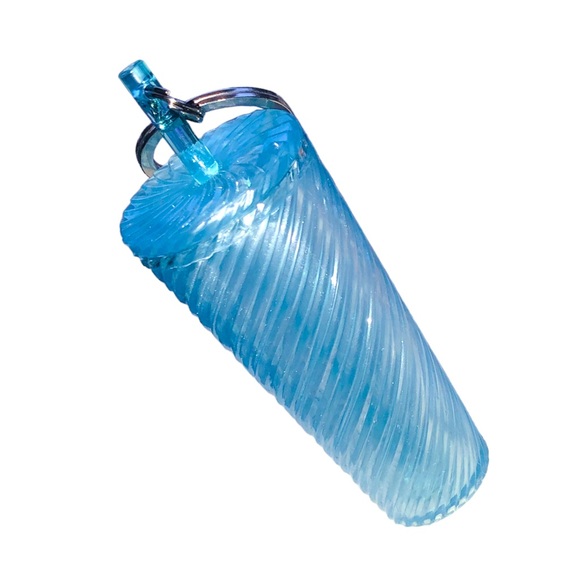 Starbucks ice blue cup keychain and it really opens❤️ NEW IN BOX - Picture 12 of 12